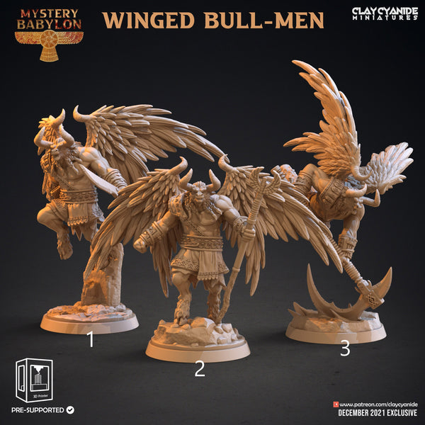 ccm-e211209 Winged Bull-Men