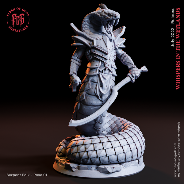 Fog-220703 Monster - Serpent-Folk Warrior01