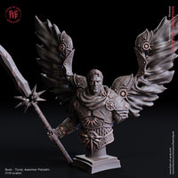 Fog-221105 Bust - Tural, Aasimar Paladin