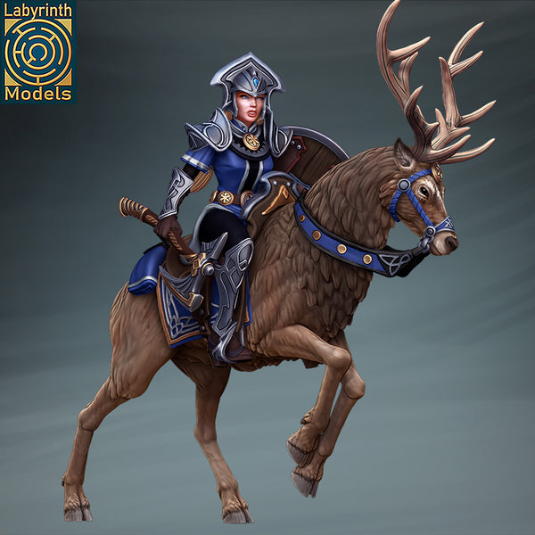 Laby-230219 Shieldmaiden Cavalry - Rider 3 with Axe