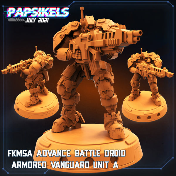 Pap-2107c01 fkmsa advance battle droid armored vanguard unit a