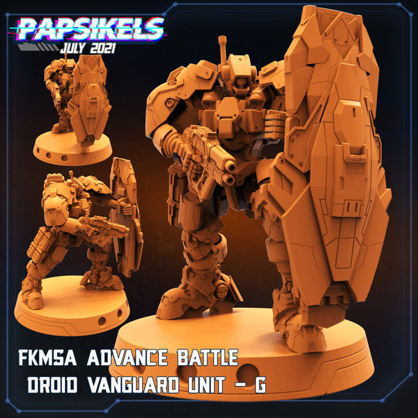 Pap-2107c05 fkmsa advance battle droid armored vanguard unit g