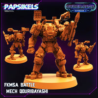 Pap-cybr142 FKMSA BATTLE MECH QOURIBAYASHI