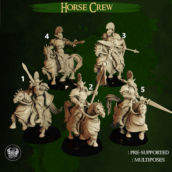 MF-evd19 High Elf Horse Crew