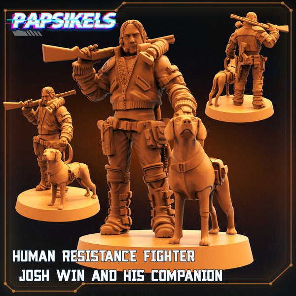 Pap-230105 human resistance fighter josh win and his companion