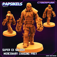 Pap-w29 super ex soldier mercenary chasing prey