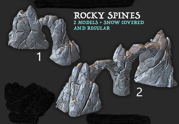 E3d-wws19 ROCK SPINES
