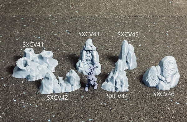 Sxcv-41-46 洞窟 散らばっている物
