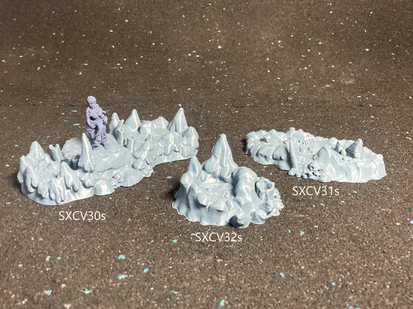 Sxcv-30~32 洞窟 マッドピット ドクロ